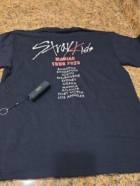 Stray Kids Maniac Tour 2023 Tee & Charger